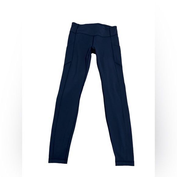 Lululemon Speed Tight Midnight Navy Pockets Luxtreme - Picture 8 of 14